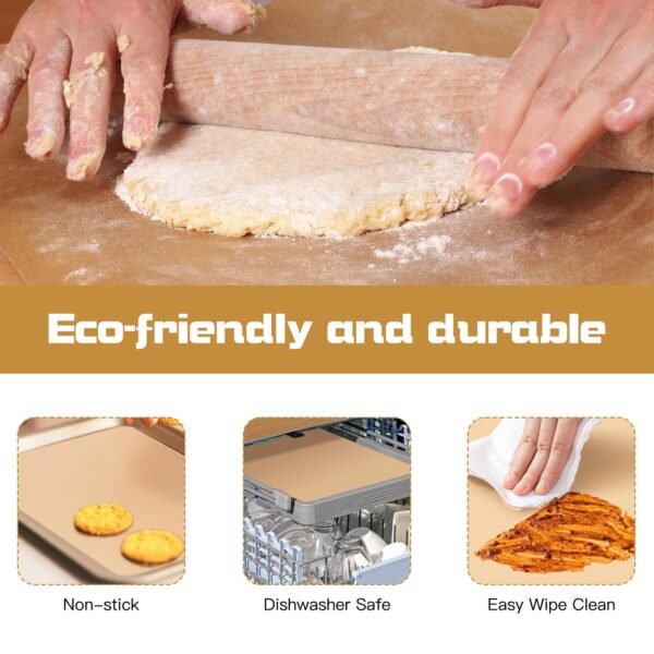 Teflon Mesh Baking Mat – Reusable Non-Stick Grill Mat for Air Fryers & Ovens - Image 4