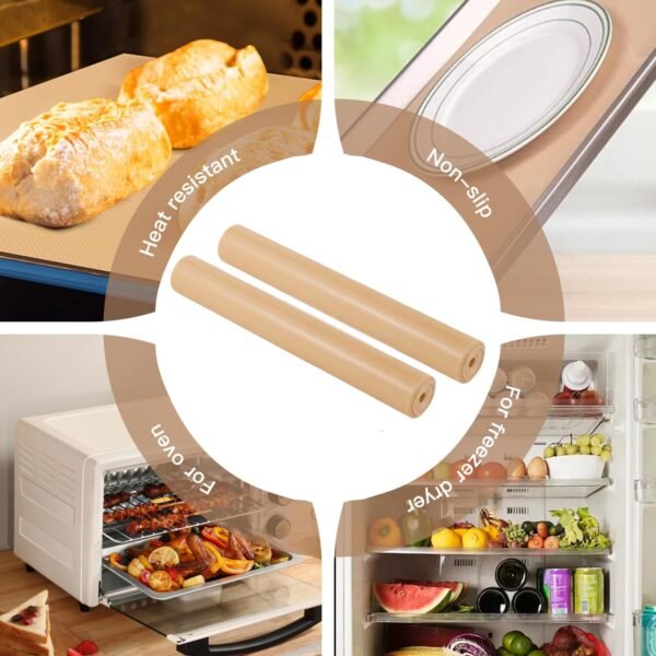 Teflon Mesh Baking Mat – Reusable Non-Stick Grill Mat for Air Fryers & Ovens - Image 2