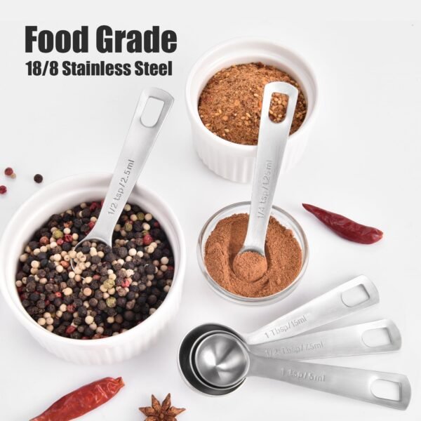 Stainless Measuring Spoons Set - Image 3