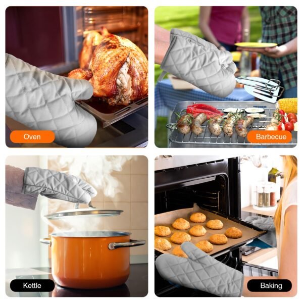 Silicone Oven Mitts – Waterproof Non‑Slip Potholder - Image 6