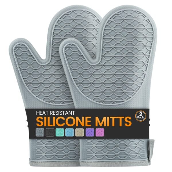 Silicone Oven Mitts – Waterproof Non‑Slip Potholder