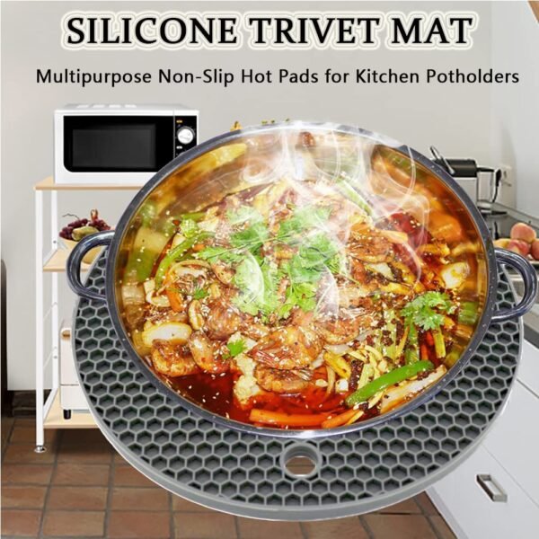 Silicone Heat-Insulation Trivet Mat - Image 2