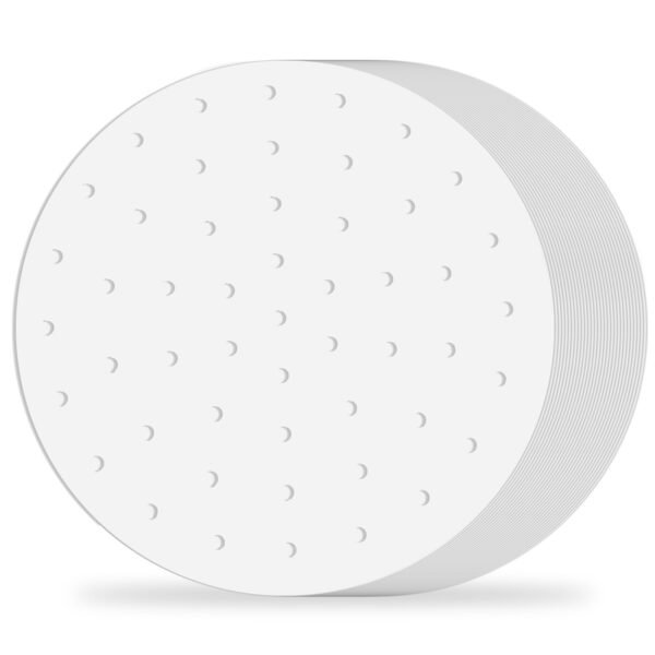 Steamer Parchment Paper – Round Perforated Steamer Liners