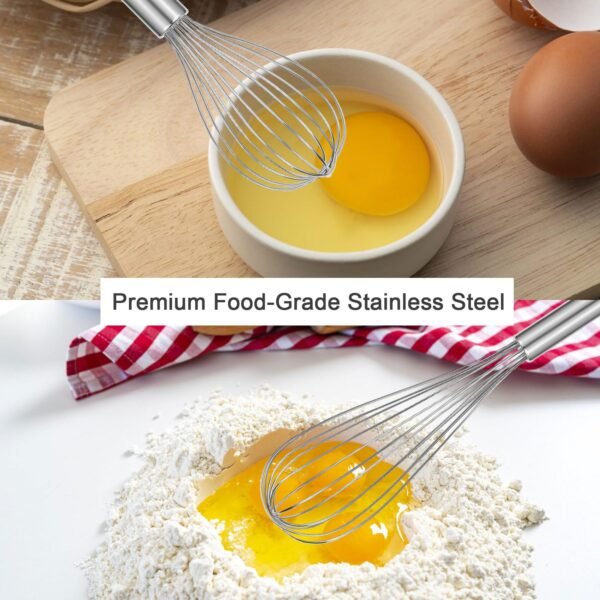 Stainless Steel Whisk – Kitchen Balloon Beater - Image 4