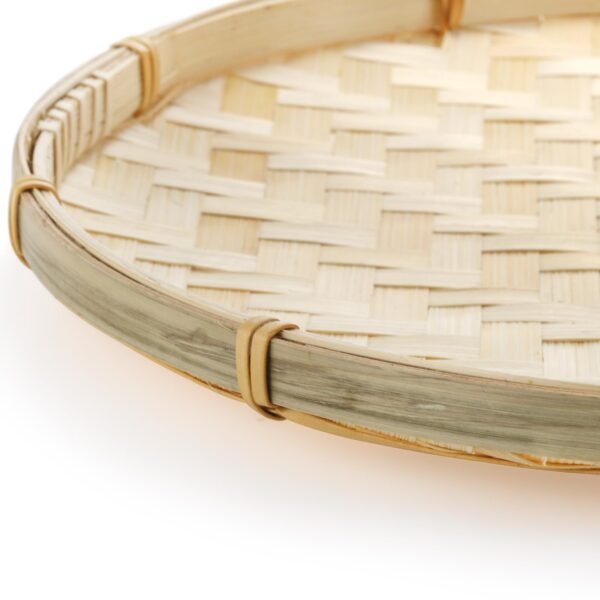 Stackable Bamboo Kitchen Storage Basket - Image 5