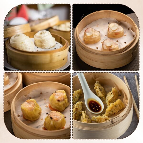 Steamer Parchment Paper – Round Perforated Steamer Liners - Image 5