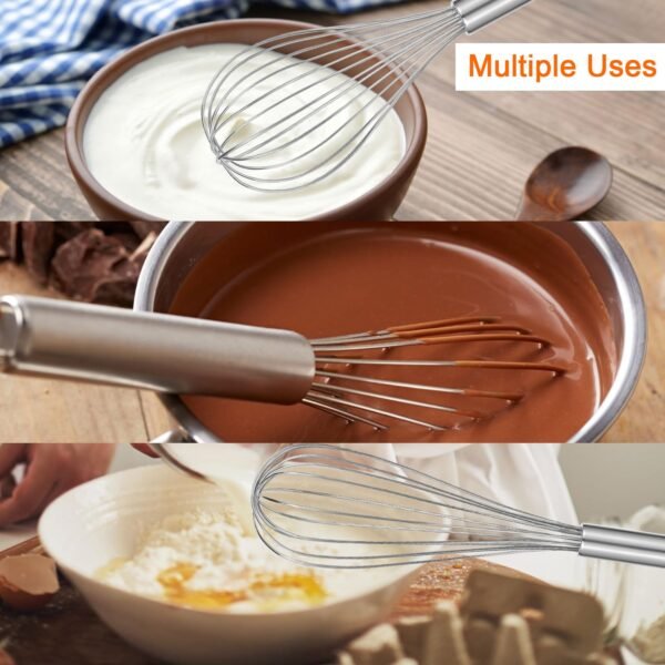 Stainless Steel Whisk – Kitchen Balloon Beater - Image 5