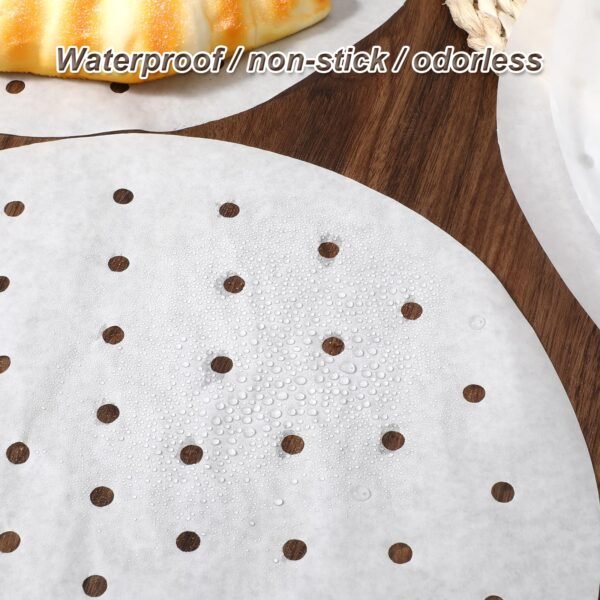 Steamer Parchment Paper – Round Perforated Steamer Liners - Image 6
