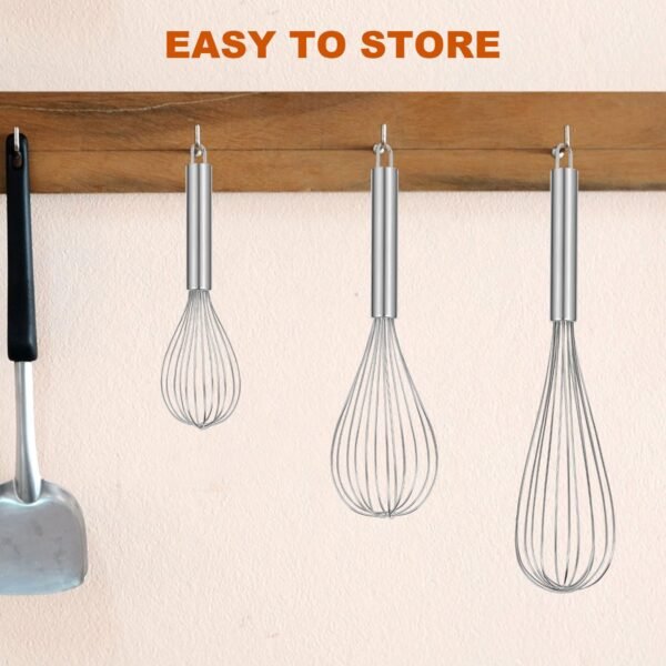 Stainless Steel Whisk – Kitchen Balloon Beater - Image 6