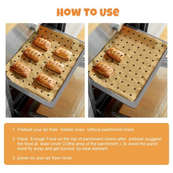 Rectangular Grilling-Steaming Parchment Paper - Image 6