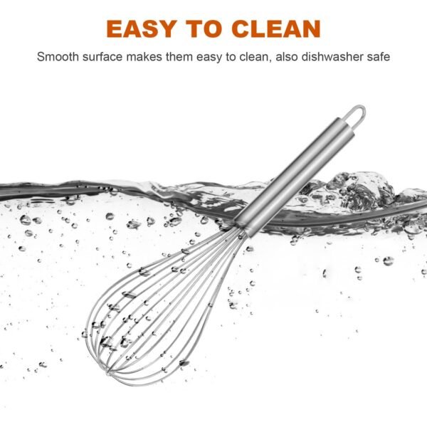Stainless Steel Whisk – Kitchen Balloon Beater - Image 7