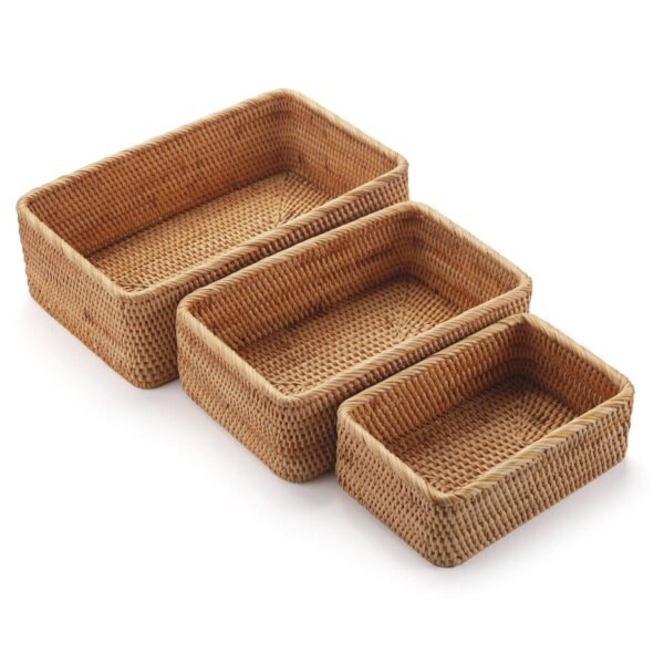 Rectangular Bamboo Organizer Tray – Multi-use