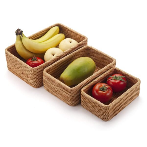 Rectangular Bamboo Organizer Tray – Multi-use - Image 3